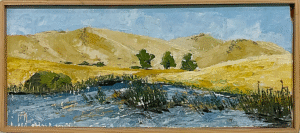 Tule Pond Oil on Panel Austin Mckinzie 2023 $200
