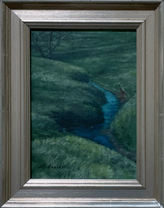 Blue Heron Oil on Board Adam Longatti 2025 $150