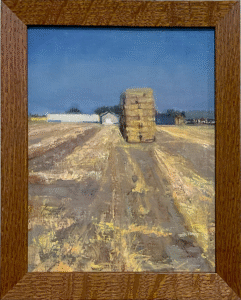 Hay Bales, Visalia Oil on Board Adam Longatti 2025 $325