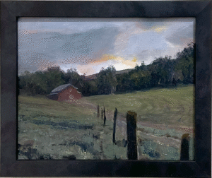 Oneals Sunrise Oil on Board Adam Longatti 2025 $325