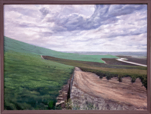 South View Oil on Canvas Adam Longatti 2024 $1,500