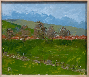 North on Lort Oil on Panel Austin Mckinzie 2025 $250