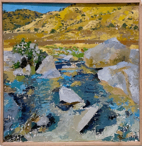 Slick Rock Oil on Panel Austin Mckinzie 2025 $300