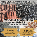 Copy of Copy of Copy of Woodcut Printmaking with Fabric